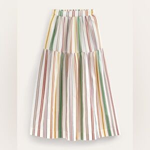 BODEN Tiered Skirt TALL Size 8